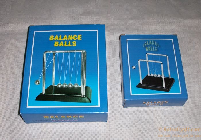 hotsalegift high quality plastic base newton cradle balance balls 8