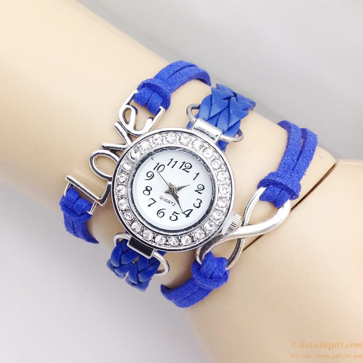 hotsalegift bow tie diamond bracelet watch 10