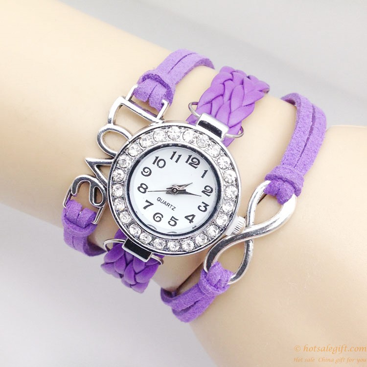 hotsalegift bow tie diamond bracelet watch 11