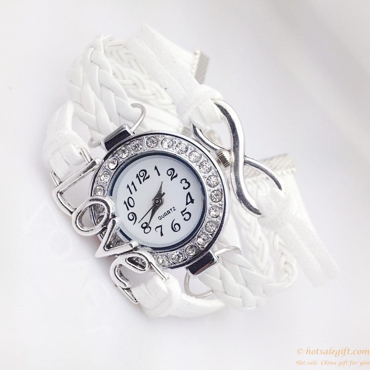hotsalegift bow tie diamond bracelet watch 7