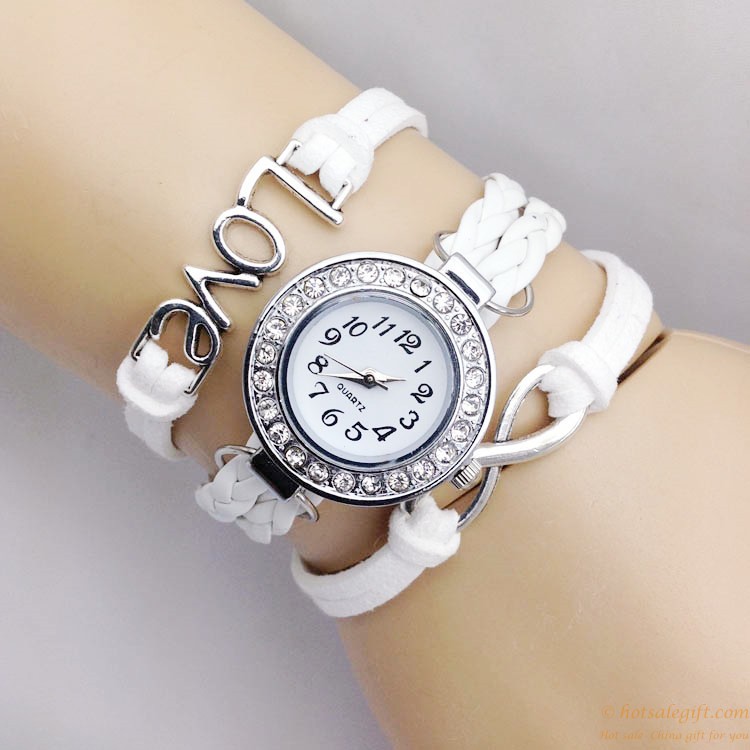 hotsalegift bow tie diamond bracelet watch
