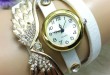 Diamant Engelsflügel umgeben Uhren für Damen
