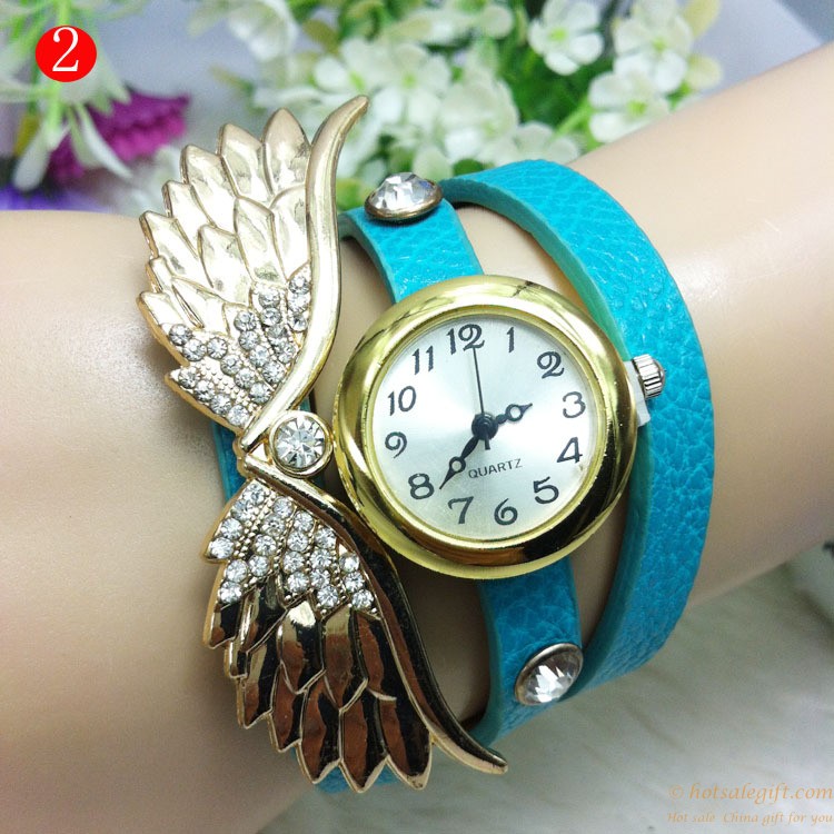hotsalegift diamond angel wings surrounded watches ladies 4