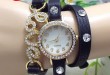 Горещи продажба LOVE популярни дами диамант гривна часовник