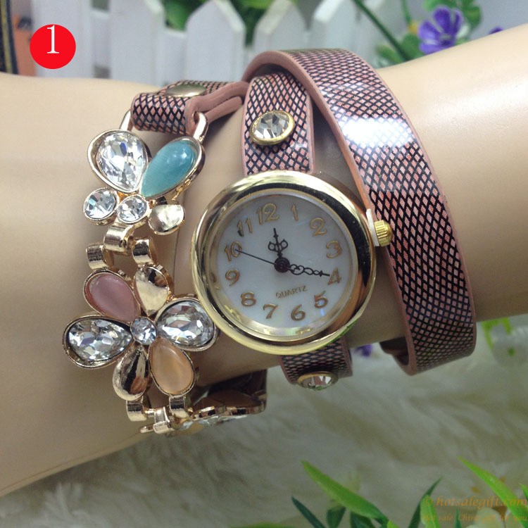 hotsalegift plum fashion bracelet watch diamond young ladies girls 3