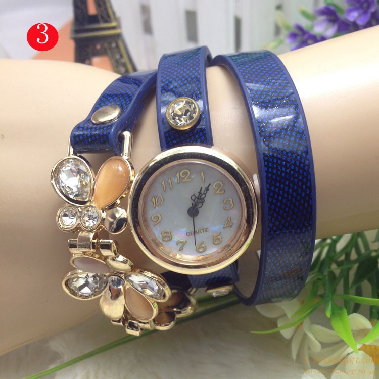 hotsalegift plum fashion bracelet watch diamond young ladies girls 5