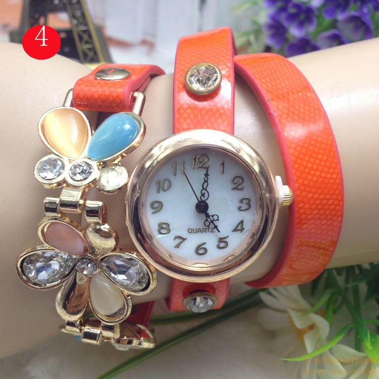 hotsalegift plum fashion bracelet watch diamond young ladies girls 6