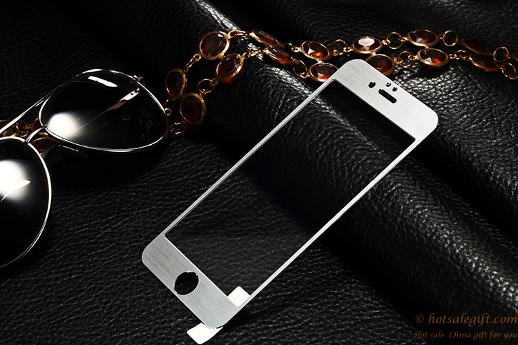 hotsalegift beautiful sturdy titanium aluminum glass screen protector iphone 5s5c 6