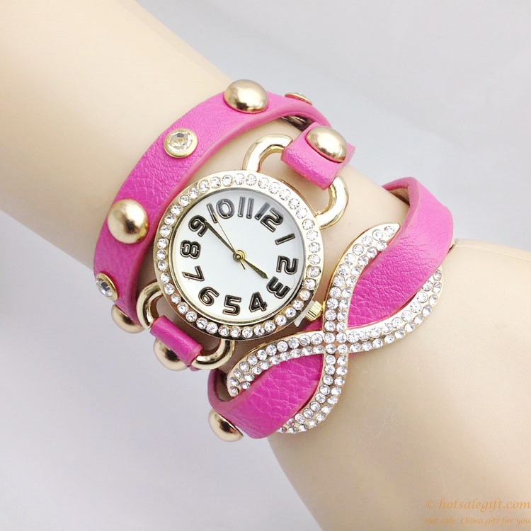 hotsalegift cheap flashing diamond bracelet watch ladies girls 5