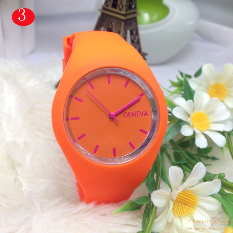 hotsalegift china movement top quality silicone watch customized 3