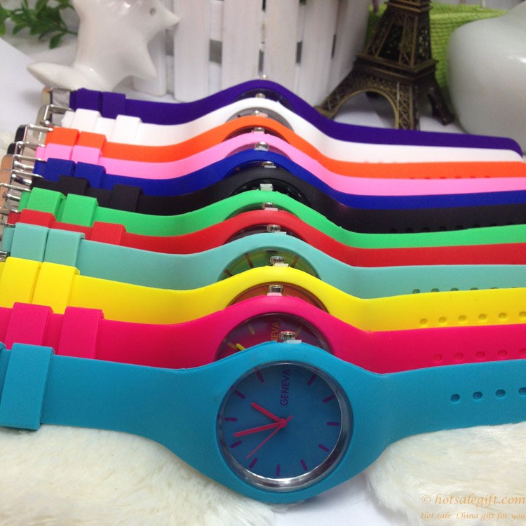 hotsalegift china movement top quality silicone watch customized 8