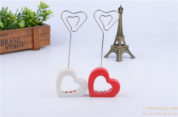 hotsalegift design heartshaped resin card holder pair wedding 1
