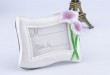 Λουλούδι σχεδιαστεί φωτογραφία κάτοχος της ρητίνης πλαίσιο κάρτα θέση υπέρ για το γάμο