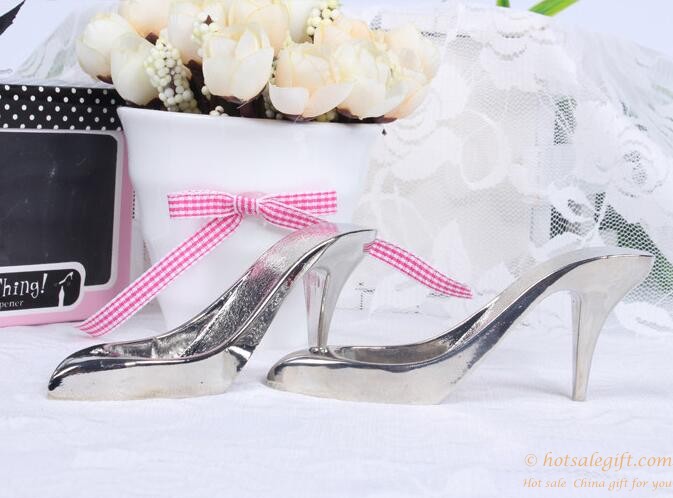 hotsalegift high heel shoe bottle opener wedding favors 2