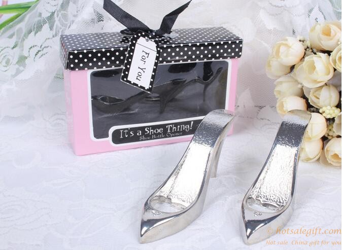 hotsalegift high heel shoe bottle opener wedding favors 3