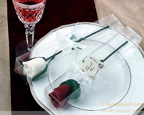 hotsalegift lovely rose candle long stemmed roses 1