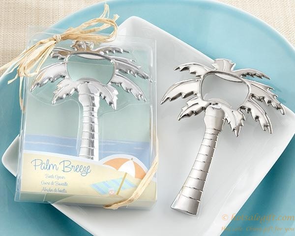 hotsalegift palm breeze chrome palm tree bottle opener