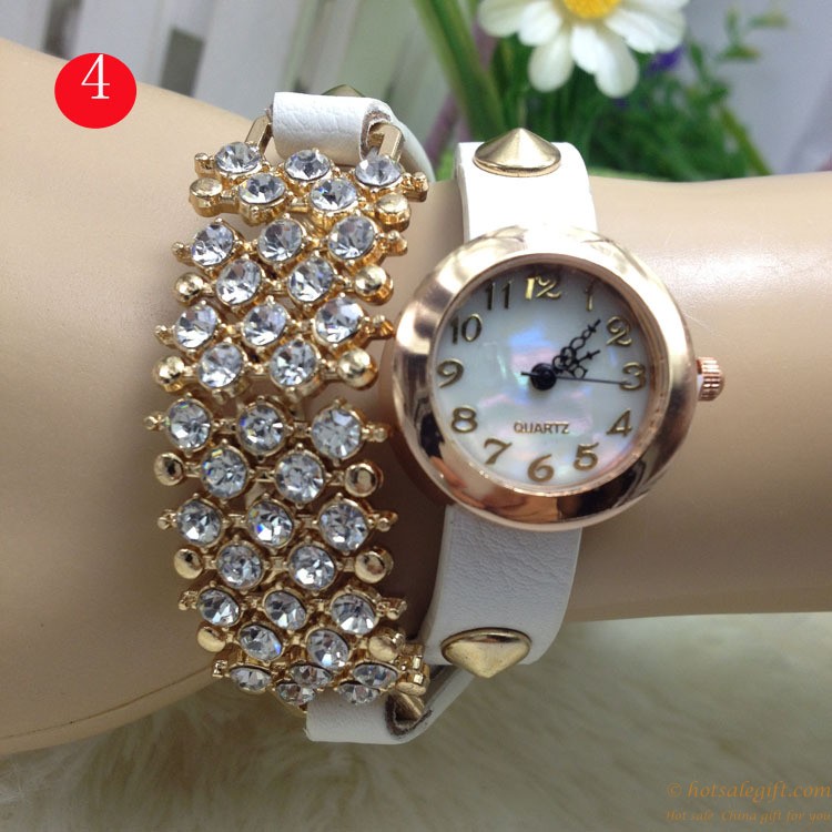 hotsalegift popular hot sale starry diamond bracelet quartz watch girls 3