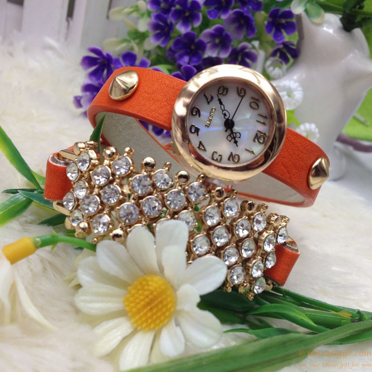 hotsalegift popular hot sale starry diamond bracelet quartz watch girls 8