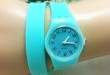 Promotion fashion classic geneva silicone jelly watches