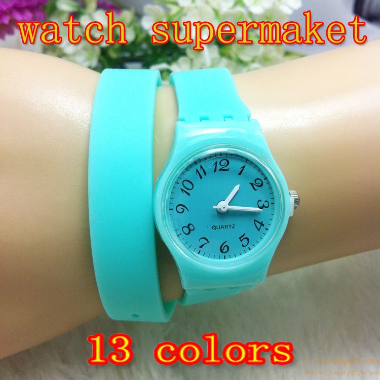hotsalegift promotion fashion classic geneva silicone jelly watches 3
