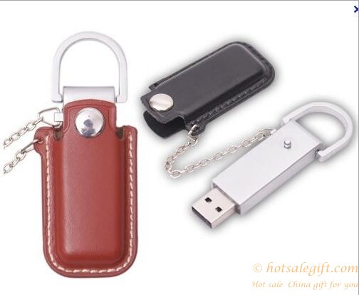 hotsalegift swivel key chain leather usb disk oemodm 1 1