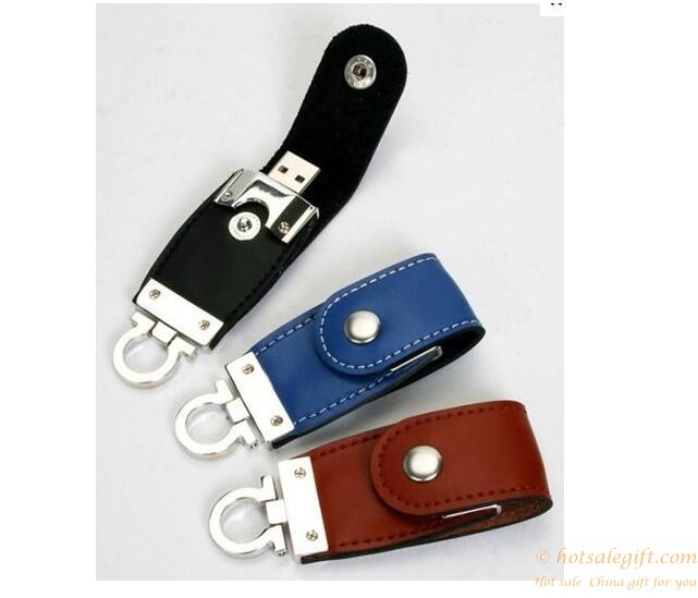hotsalegift swivel key chain leather usb disk oemodm 1 2