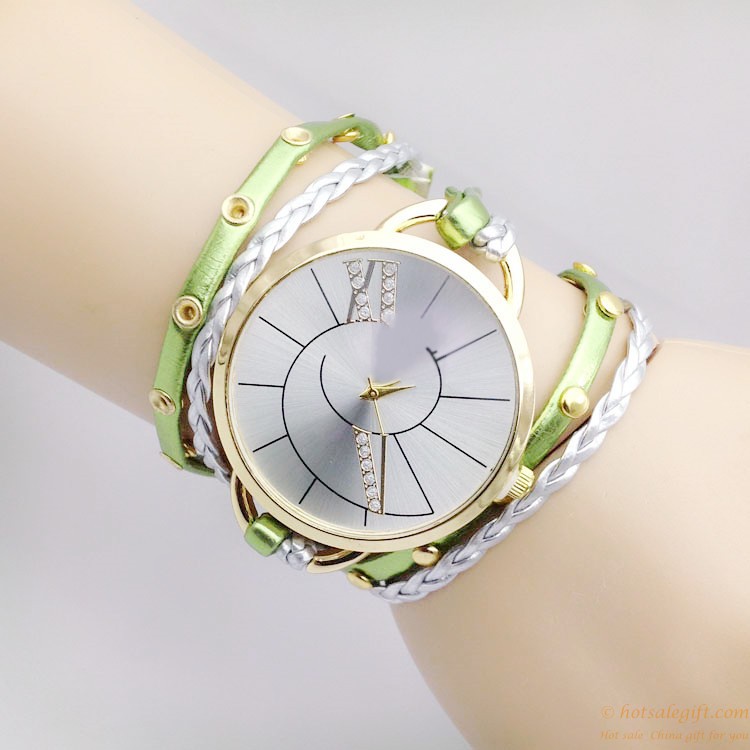 hotsalegift woven bracelet watch creative fashion dial 4