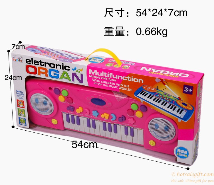 hotsalegift 25 key multifunctions puzzle electronic organ toys baby learning education 7