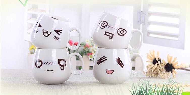 hotsalegift creative cute ceramic mug coffee cup logo customizable 2