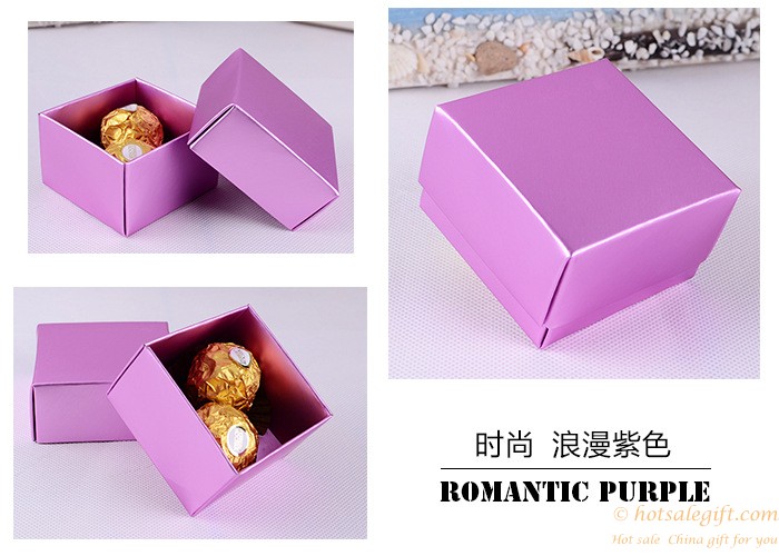hotsalegift creative handfolded paper box wedding candy box