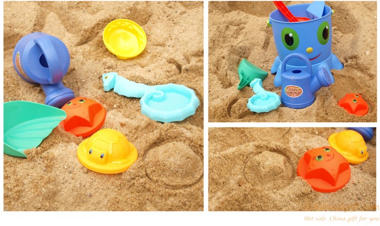 hotsalegift design octopus children beach toys babies happy beach time 3