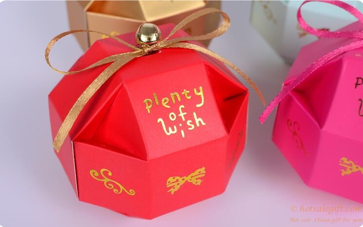 hotsalegift octahedral design wedding candy box gift boxes 3