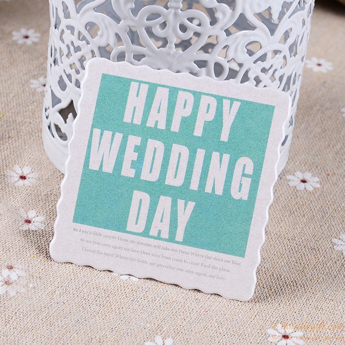 hotsalegift personalized sticker card wedding decorationhappy wedding day model 11