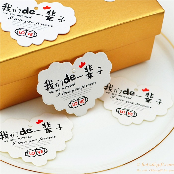 hotsalegift personalized sticker card wedding decorationlove model 7 5