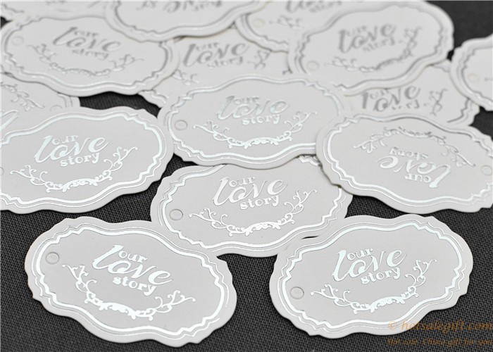 hotsalegift personalized sticker card wedding decorationour love story model 5 1