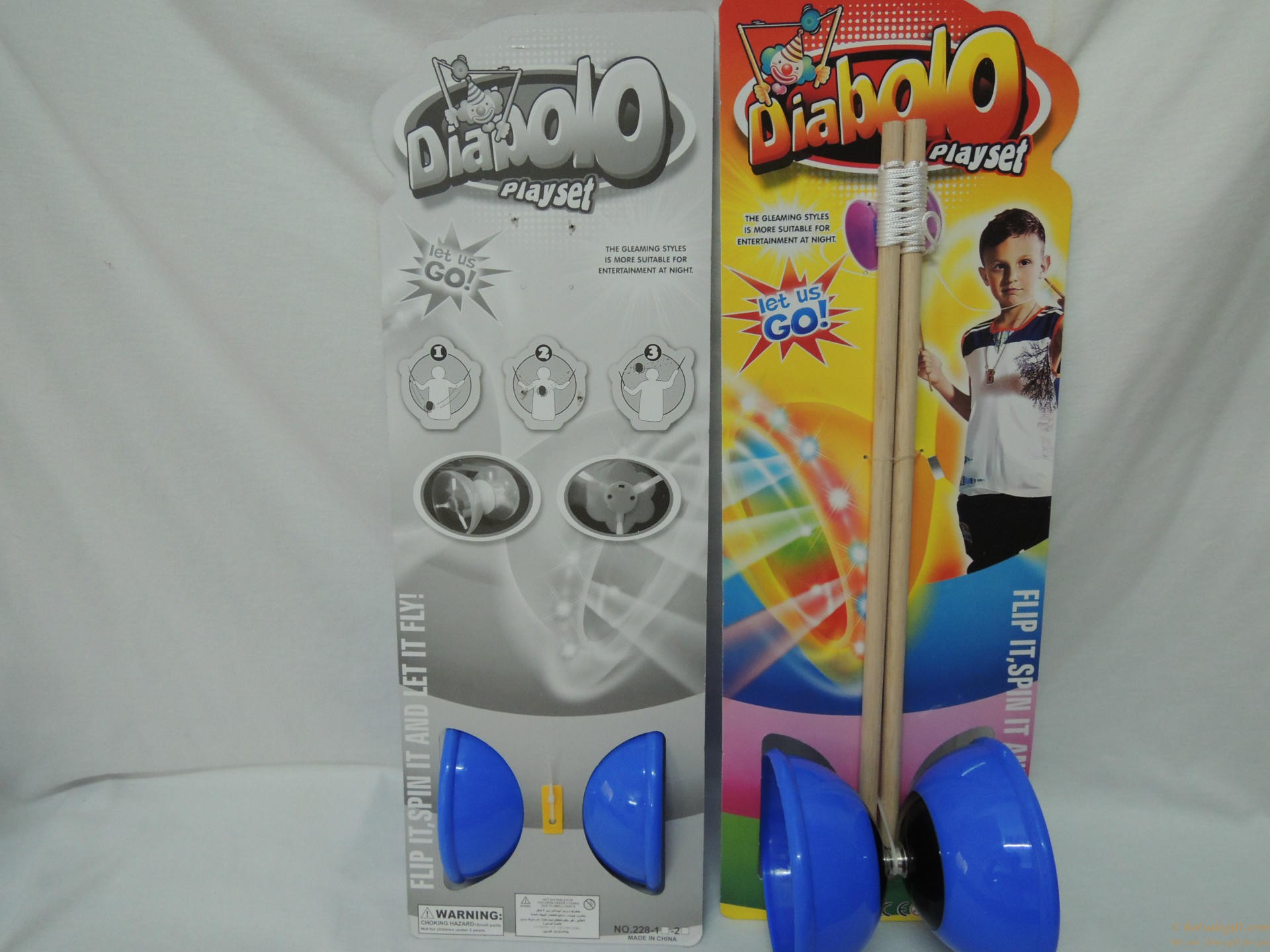 hotsalegift пластмасови китайски Diabolo играчки за деца 2