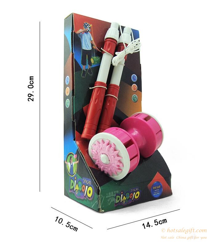 hotsalegift plastic scalable diabolo toys good quality boys girls 3