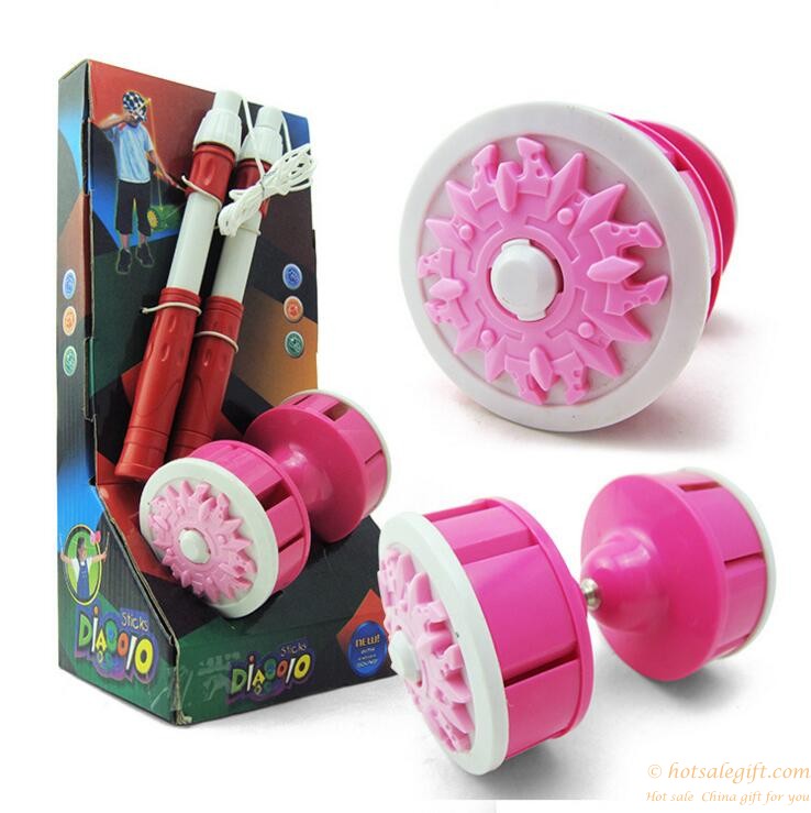 hotsalegift plastic scalable diabolo toys good quality boys girls