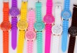 Promotion fashion cheap Geneva watch silicone jelly watch for ladies