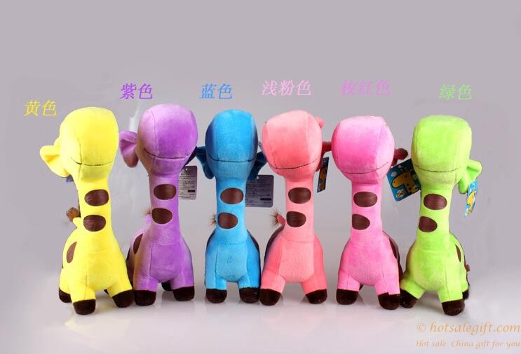 hotsalegift super cute hot sale giraffe plush toy doll babies 3