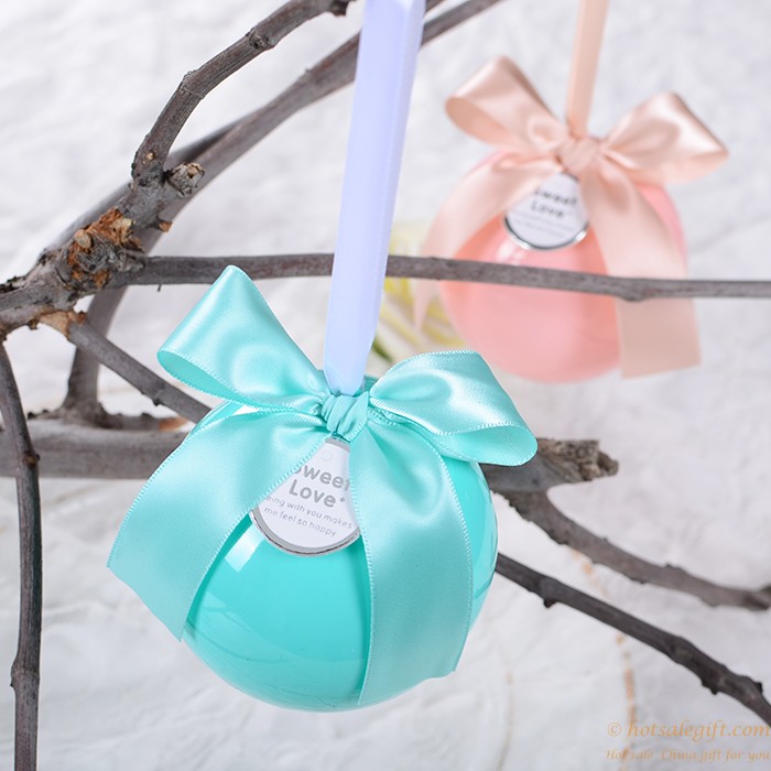 hotsalegift transparent spherical fashion personality creative plastic wedding candy box 3
