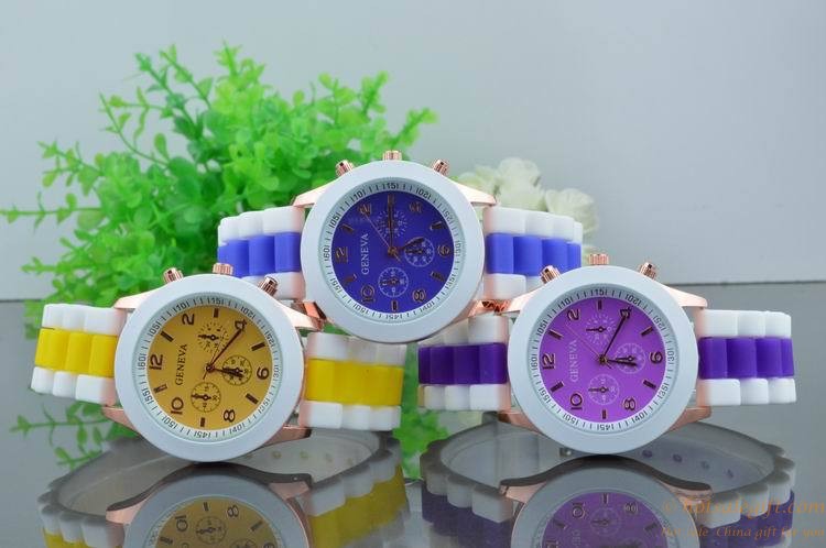 hotsalegift wholesale geneva brand jelly fashion silicone watch wrist quartz watch 1