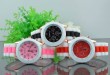 Großhandel Genfer Marke Jelly Mode-Silikon-Uhr-Handgelenk-Quarz-Uhr-