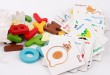 Wooden Early Education Kindergarten Lernspielzeug englischen Alphabet Puzzle Toy Animal Cognition-Karte Design für Kinder