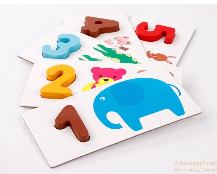 hotsalegift wooden puzzle children learning education arithmetic digital card toy wooden toys baby 1