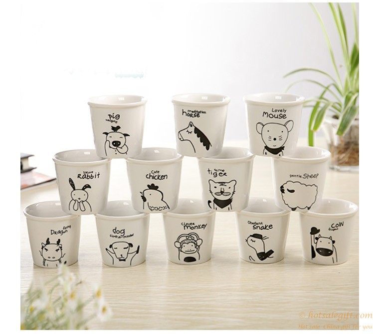 hotsalegift 12 zodiac creative ceramic mug daily