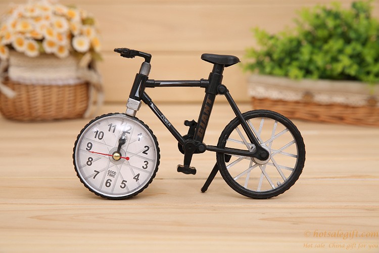 hotsalegift 5 color bicycle design creative alarm clocks 1