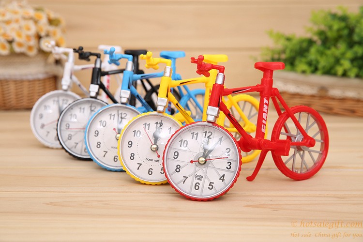 hotsalegift 5 color bicycle design creative alarm clocks 4