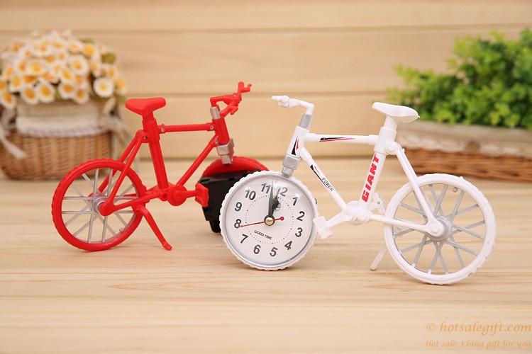 hotsalegift 5 color bicycle design creative alarm clocks 6